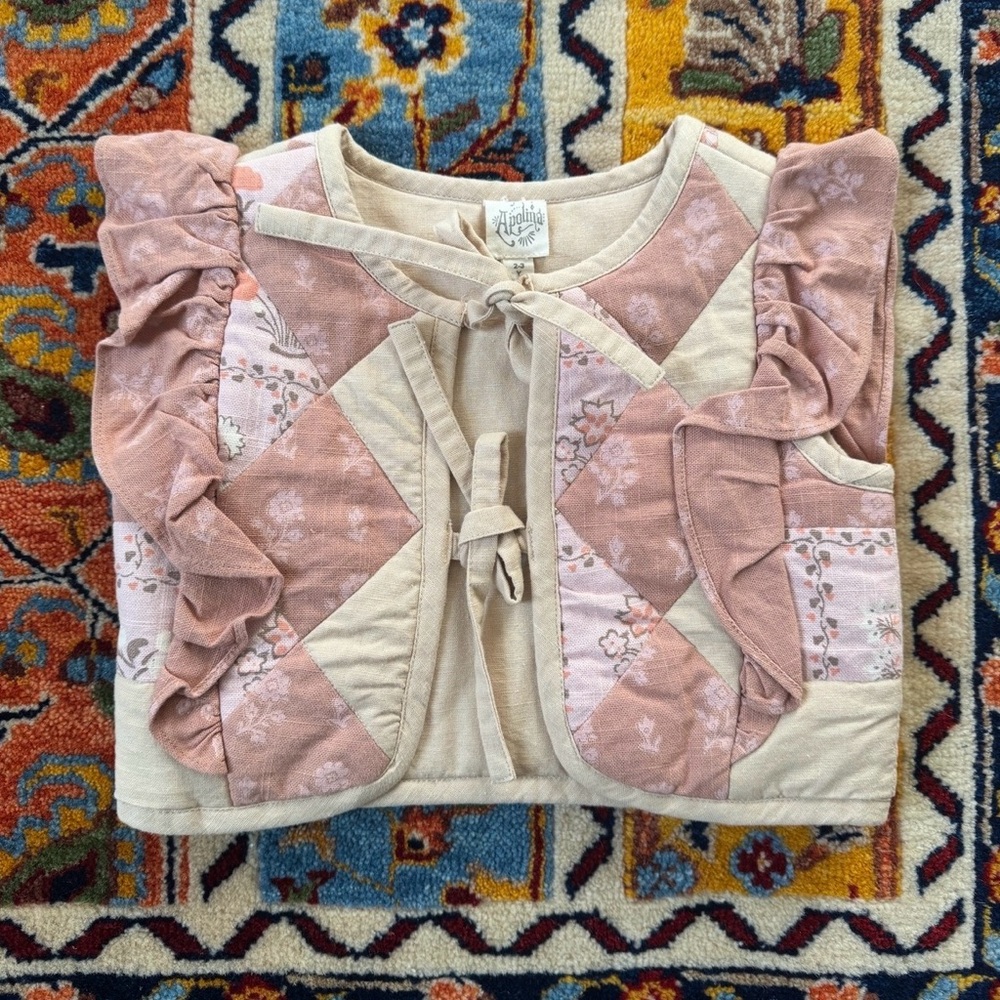 Apolina Elma Patchwork Frill Vest